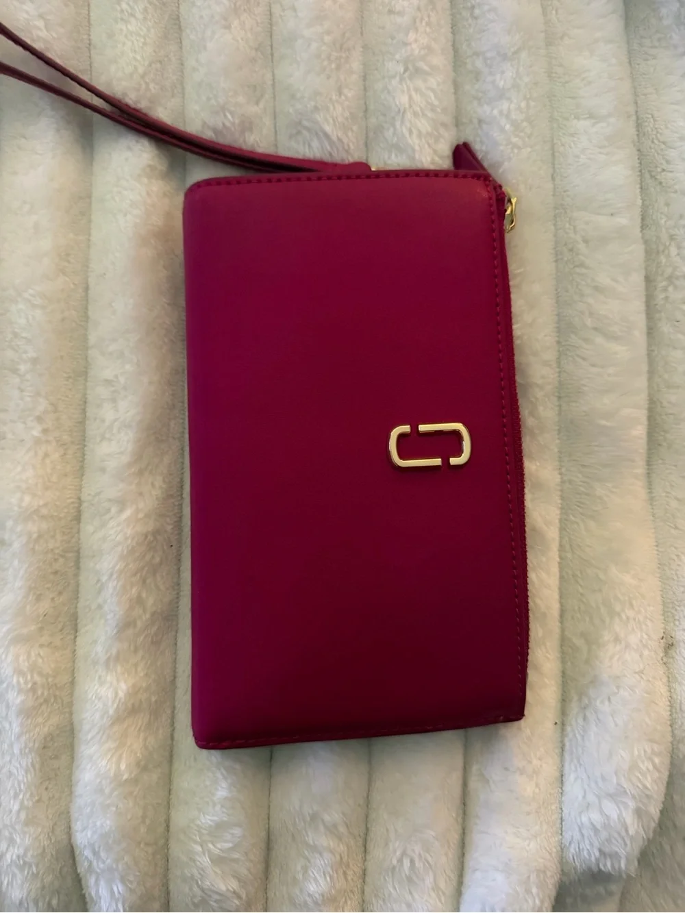 Marc Jacobs Plum Wristlet Wallet -